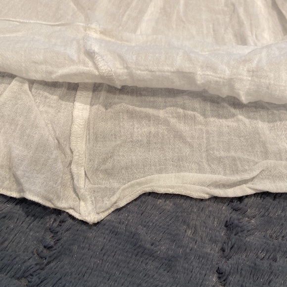 ๐ **NWOT** White long beach skirt size medium ๐ฎ๐ณ made in India ๐ฎ๐ณ - Picture 10 of 13